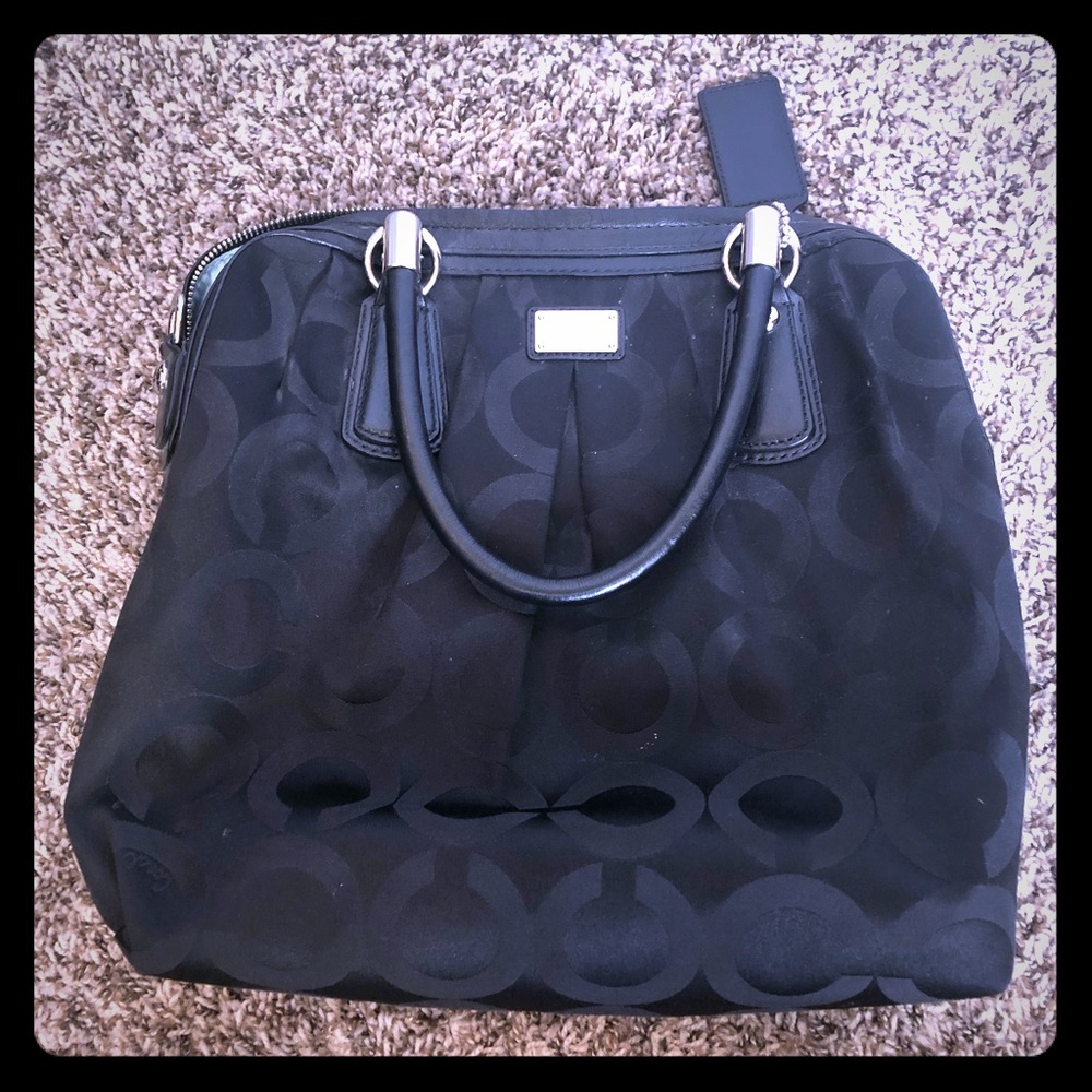 Black coach bag